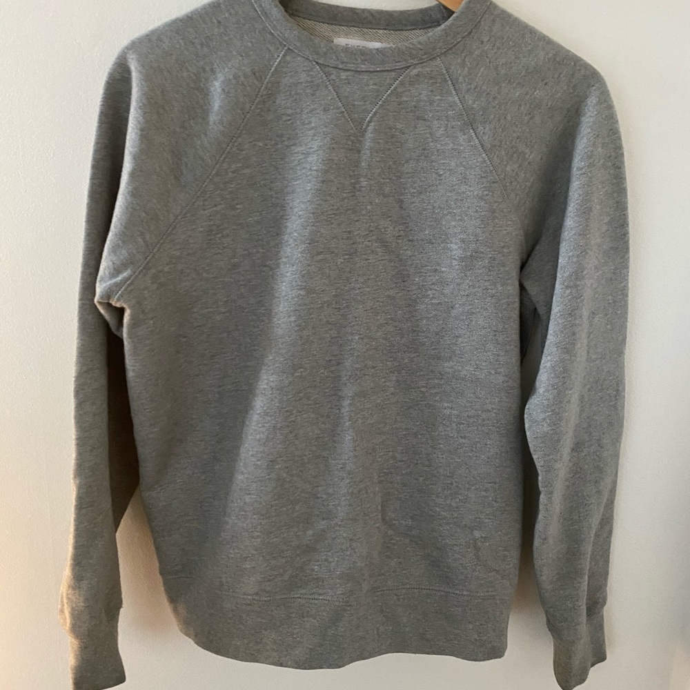 Everlane French terry crew grey XS